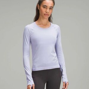 Women's Lavender Long Sleeve Top